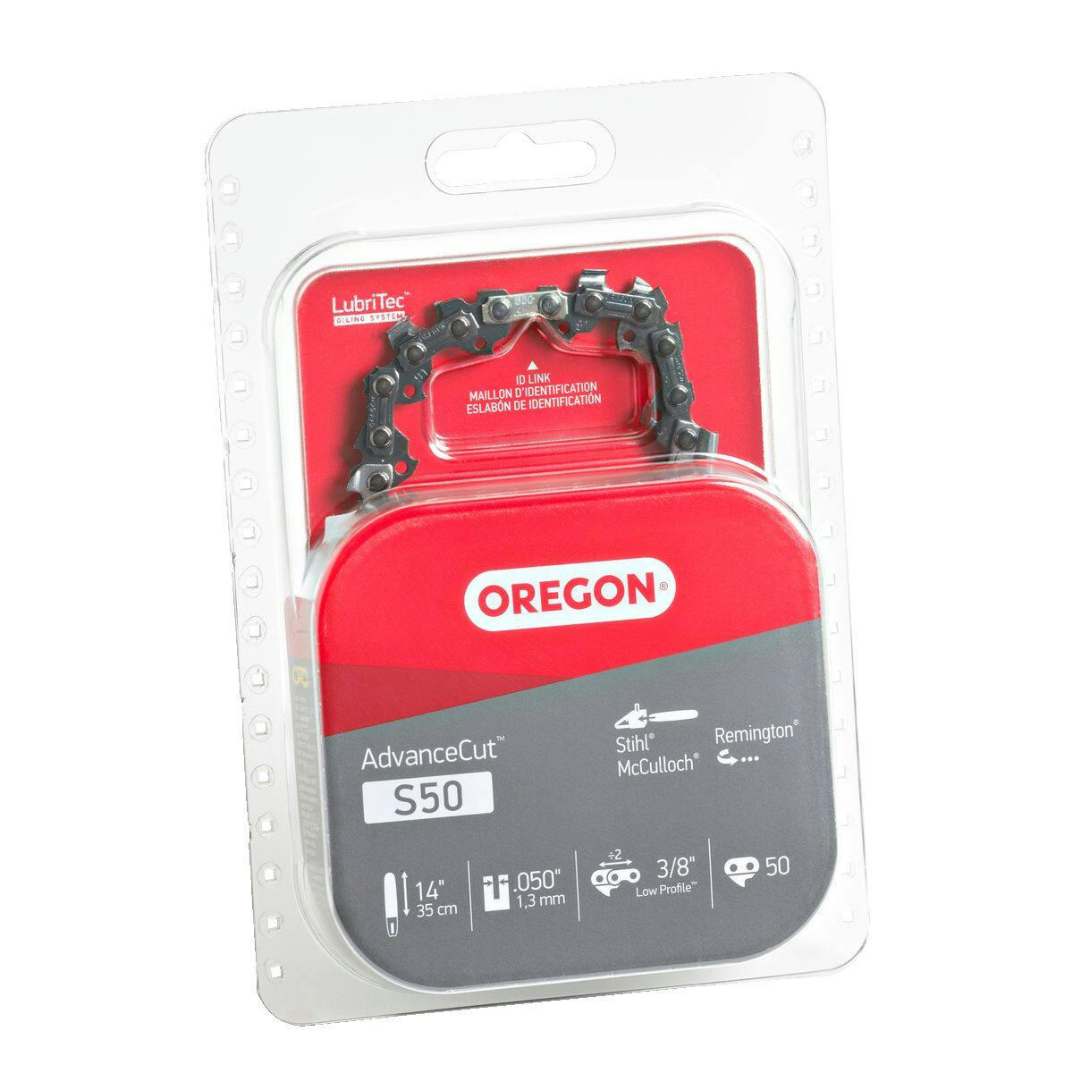 Oregon S50 Replacement Chainsaw Chain, Fits Various Brands & Models, 14-in