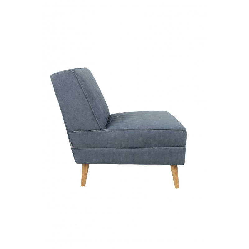 LAZY M - Fauteuil design en polyester gris
