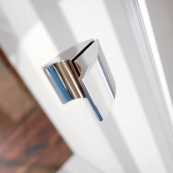 Drehtür »Espira«, für Runddusche, 4-teilig, 90/90 cm, Klarglas, chromeffekt