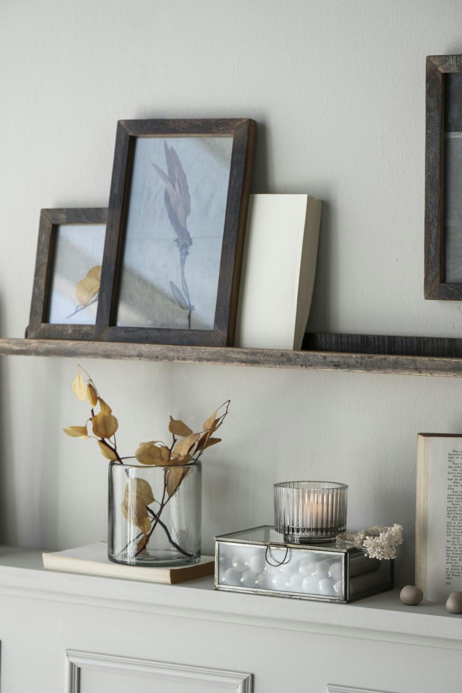 - Photophore verre épais soufflé d12cm