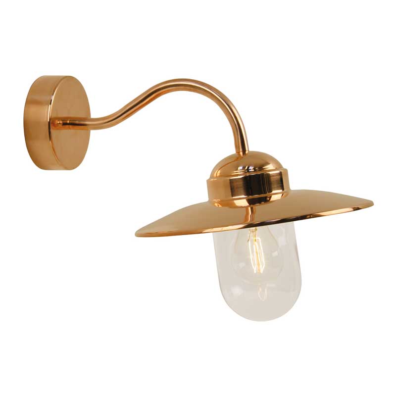 Nordlux Luxembourg Wandlamp Buiten | E27 | IP54 | Koper | Seaside