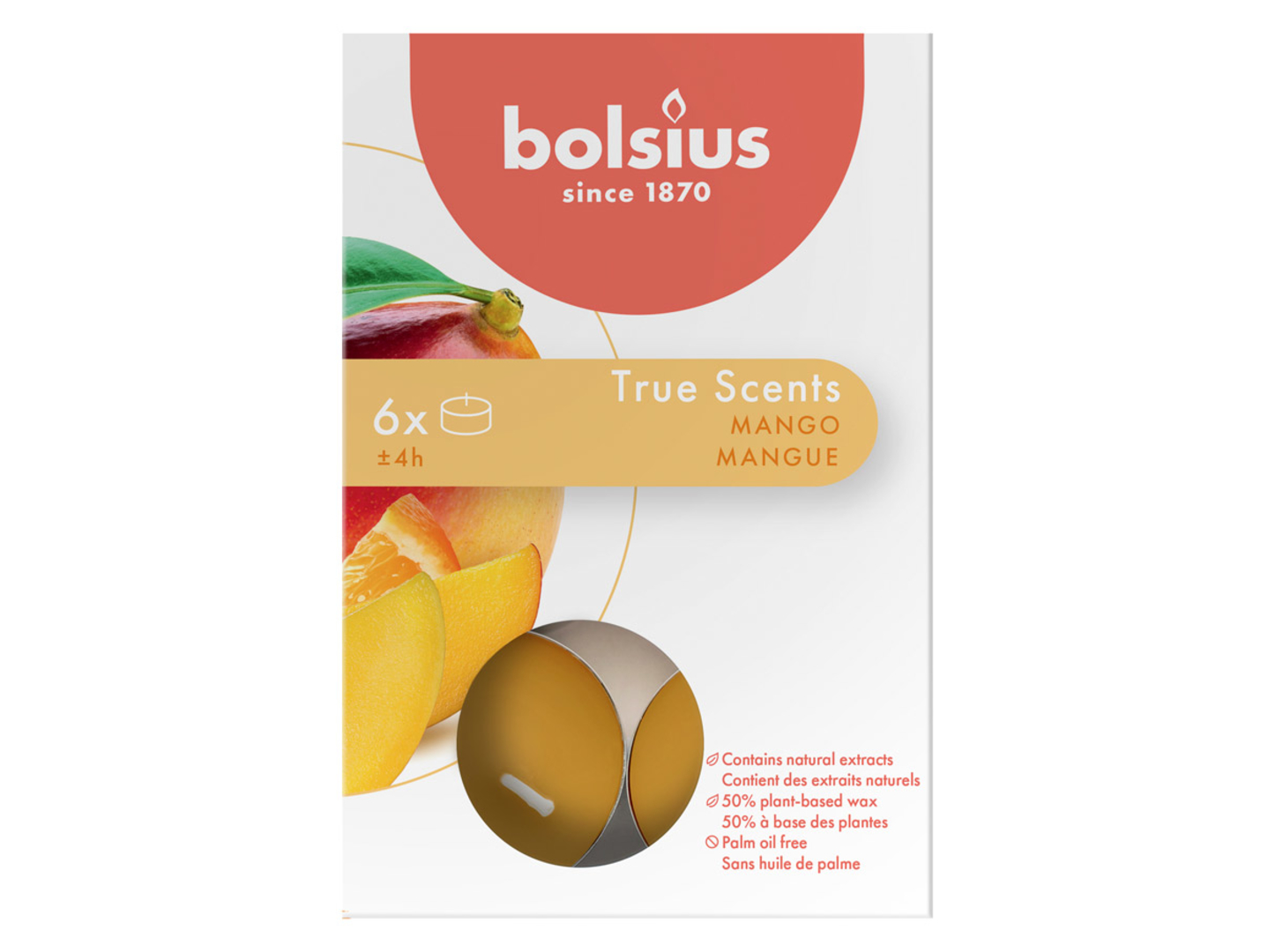 Podgrzewaczetealighty True Scents-Mango 6 szt.