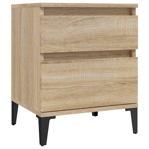 NNEVL Bedside Cabinet Sonoma Oak 40x35x50 cm