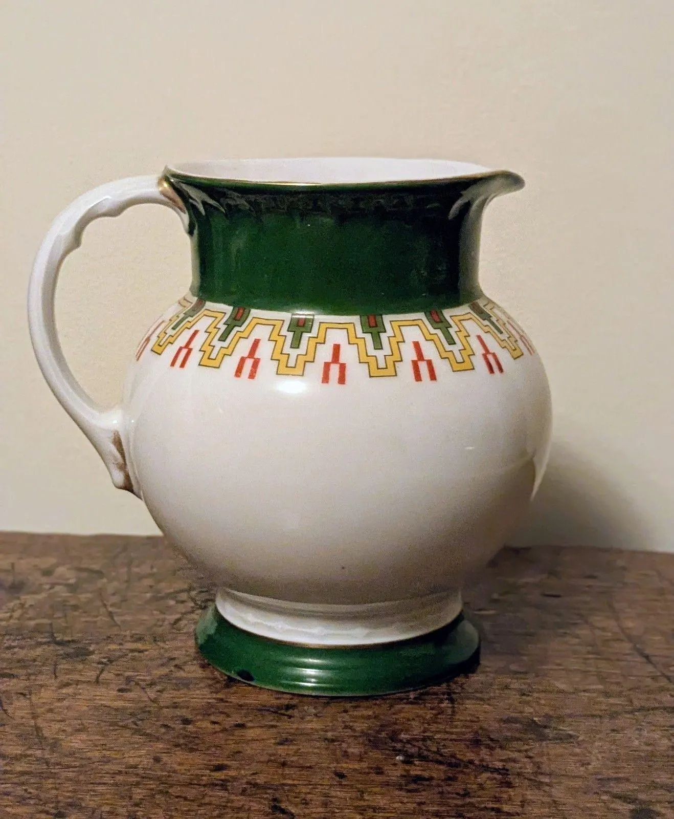 Antique Royal Bayreuth Art Deco Pitcher 5.5