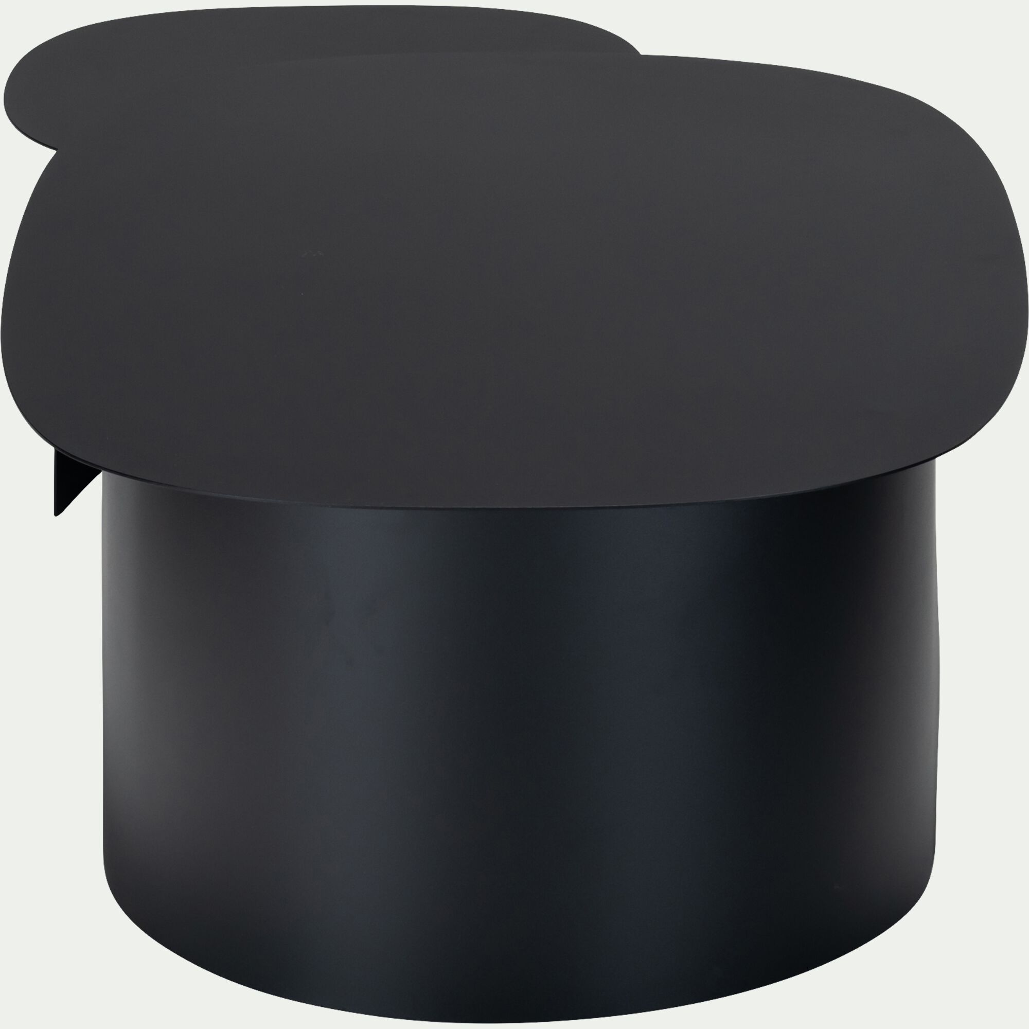 NUMA - Table basse en acier L125xH37cm - noir