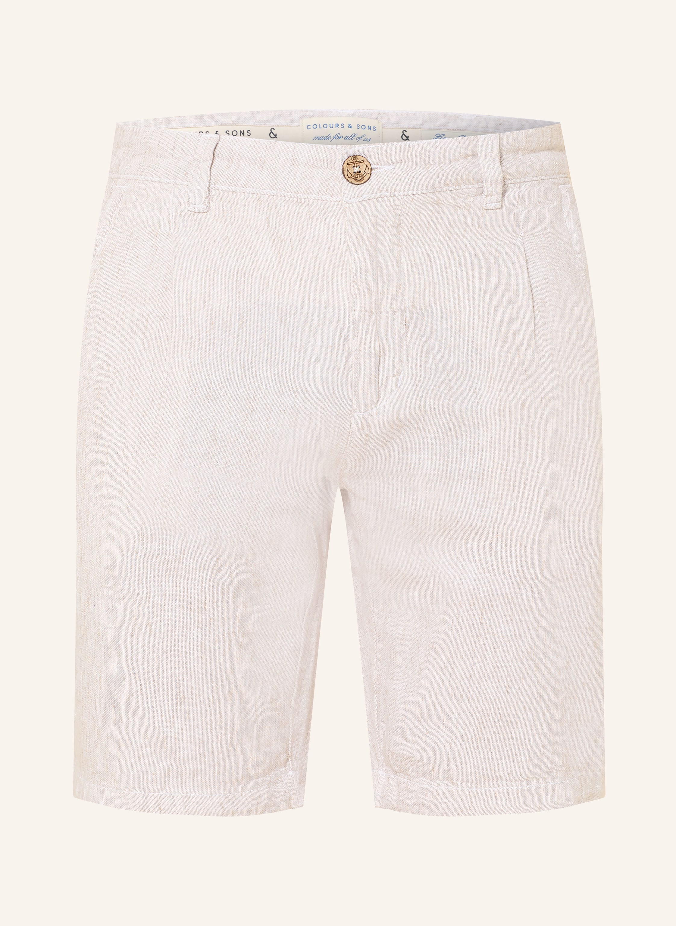 COLOURS & SONS Shorts mit Leinen