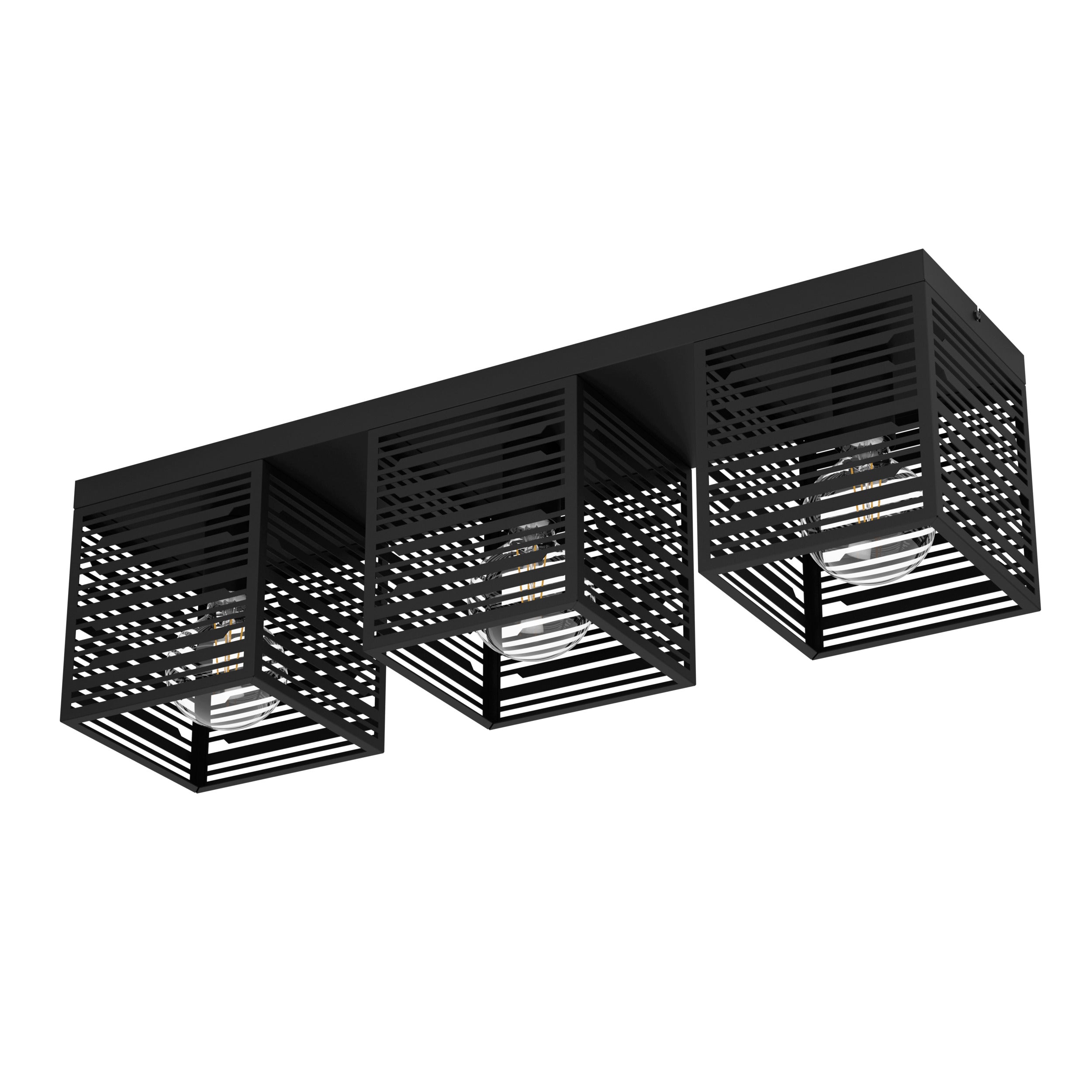 EGLO plafondlamp Piedritas - e27 - 73 cm - zwart