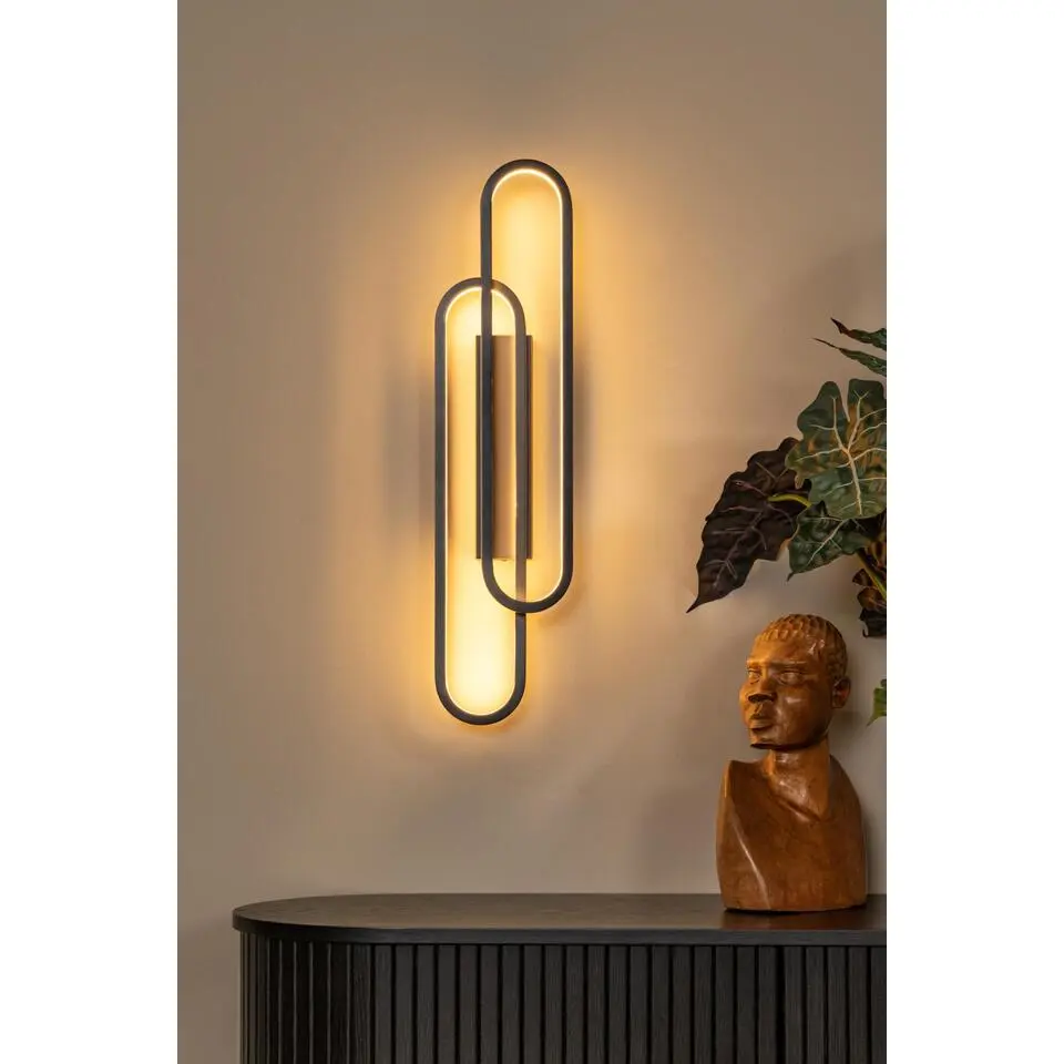 Lucide THELMA Wandlamp - Zwart