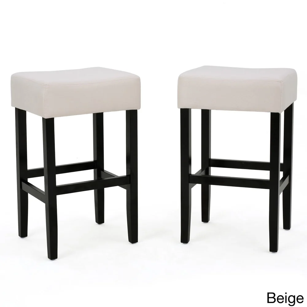 Lopez 27-inch Fabric Backless Counter Stool (Set of 2) by Christopher Knight Home