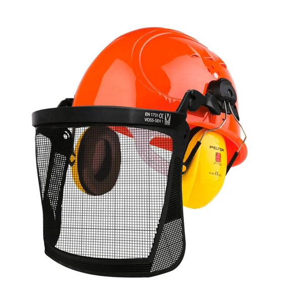Forstschutzhelm, orange, Polyethylen (PE)