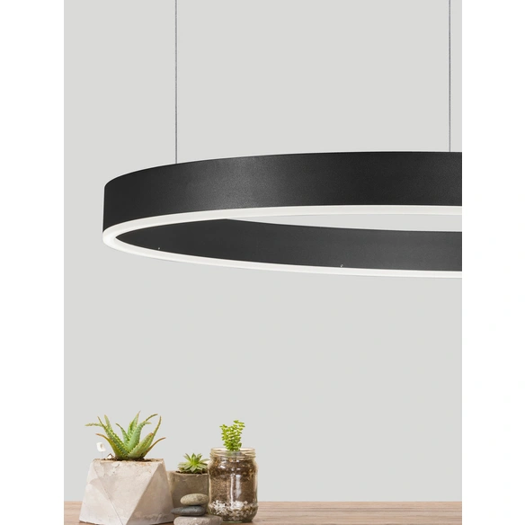 Pendelleuchte »Motif«, LED, 50 W, Höhe: 200 cm, schwarz