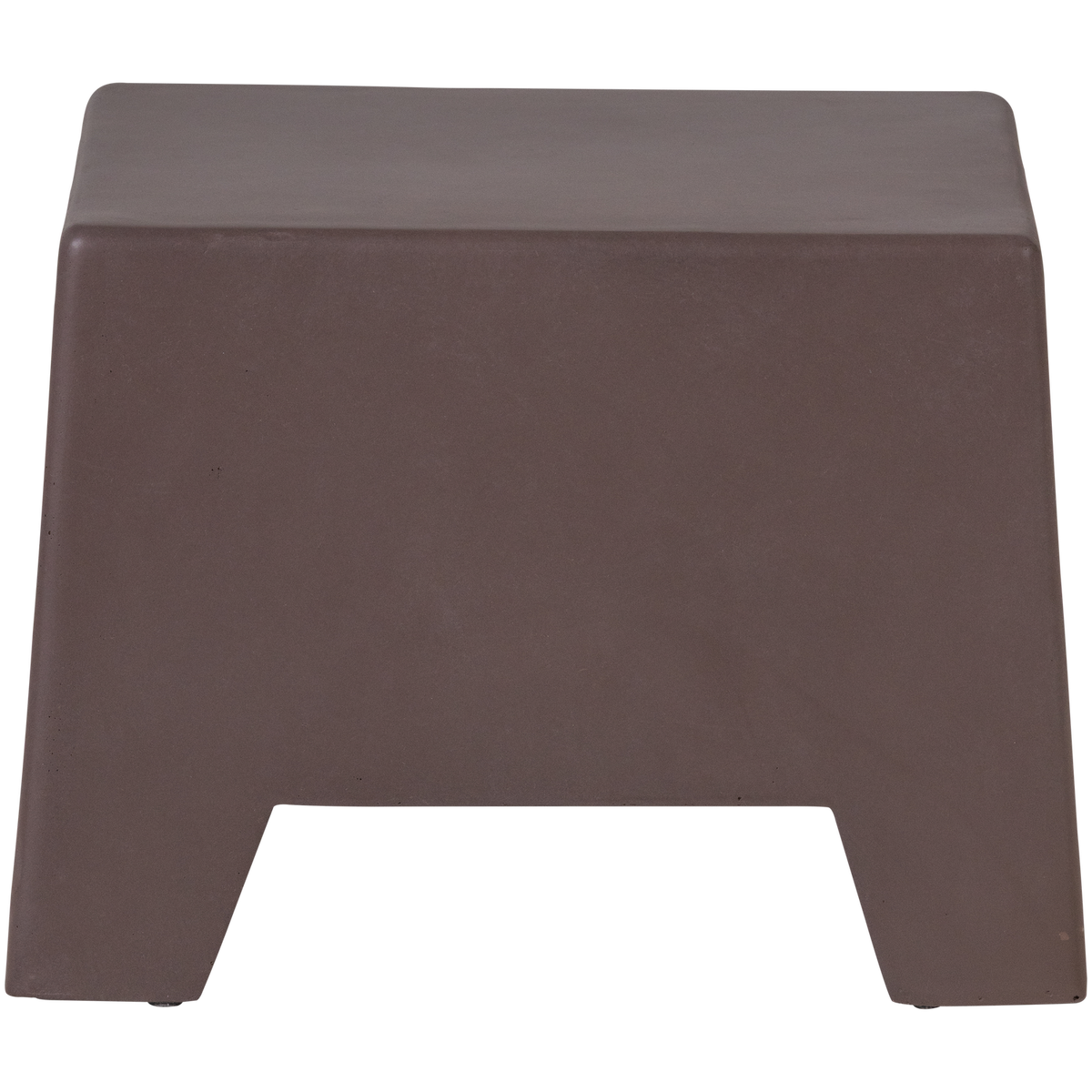 WOOOD bijzettafel laag Zina - Cement - Bruin - 36x50x50
