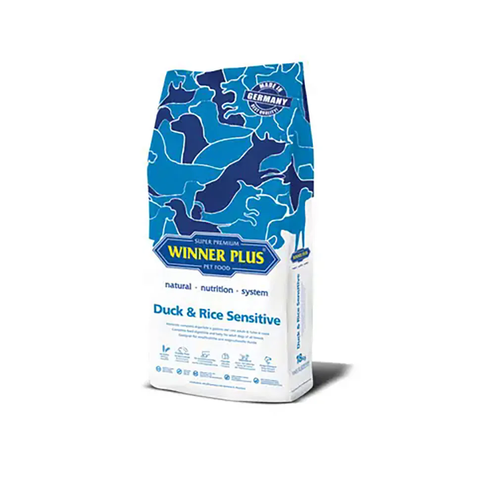 Winner Plus Adult dog food duck and rice 18kg