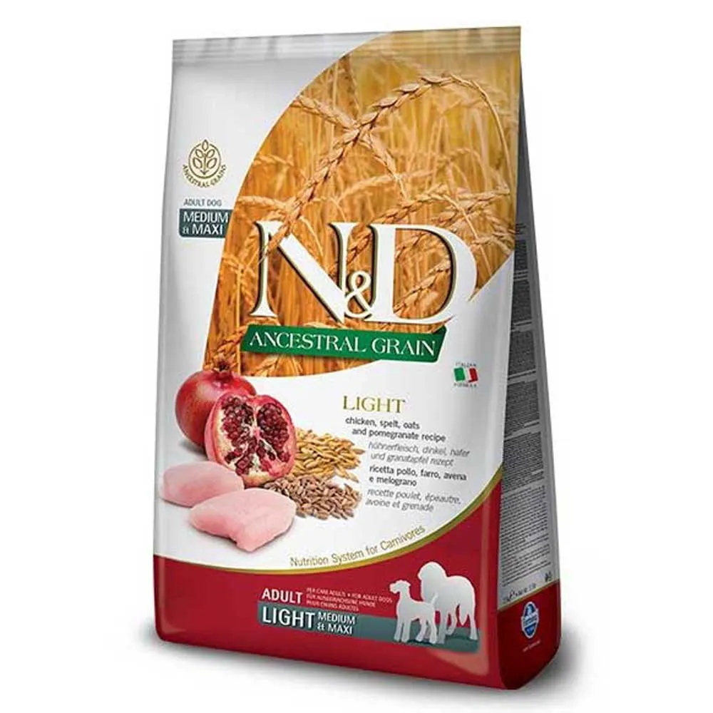 Farmina Adult Ancestral Grain Canine Chicken Spelt Oats And Pomegranate Dog Food 12kg