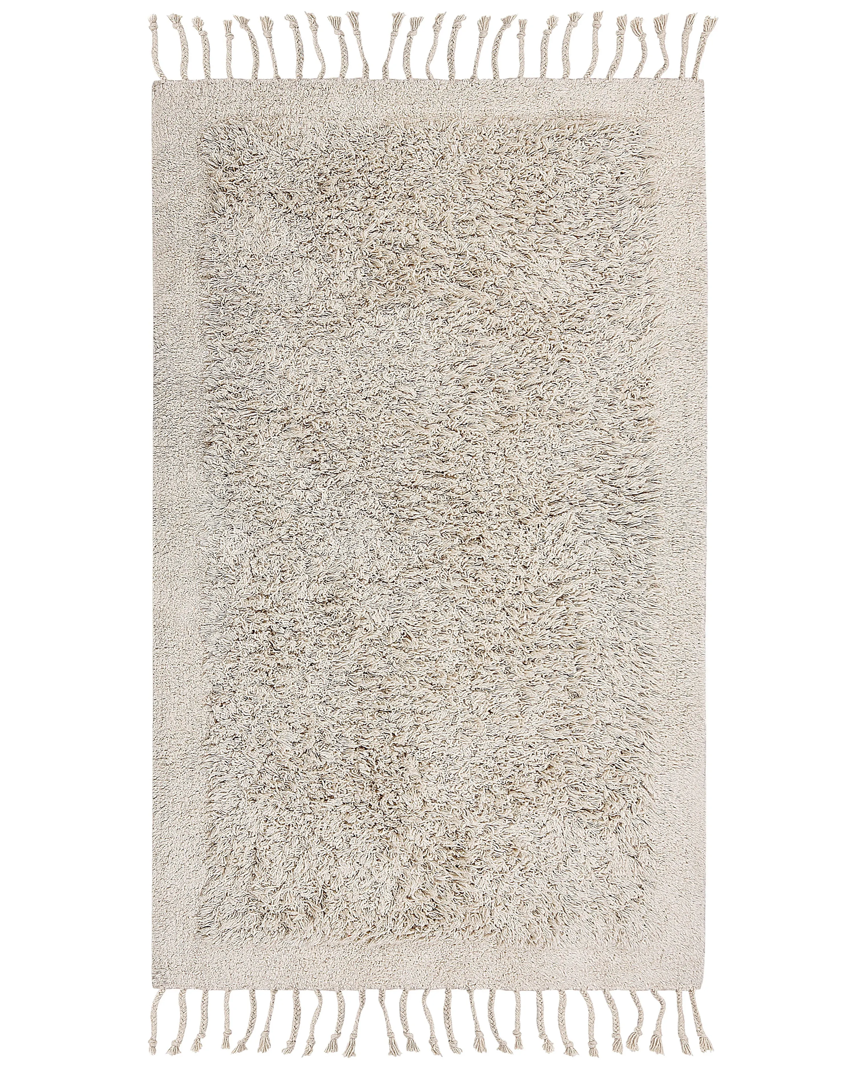 Rug BITLIS Light Beige 140 x 200 cm Cotton