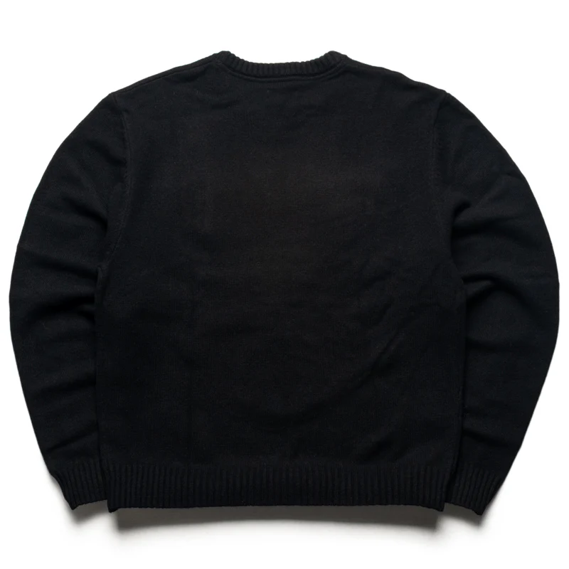 Market Skelly Knit Sweater - Black/White