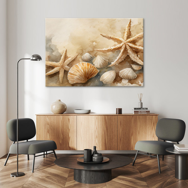 Feeby Obraz, morski muszle i rozgwiazdy akrylowy 60x40