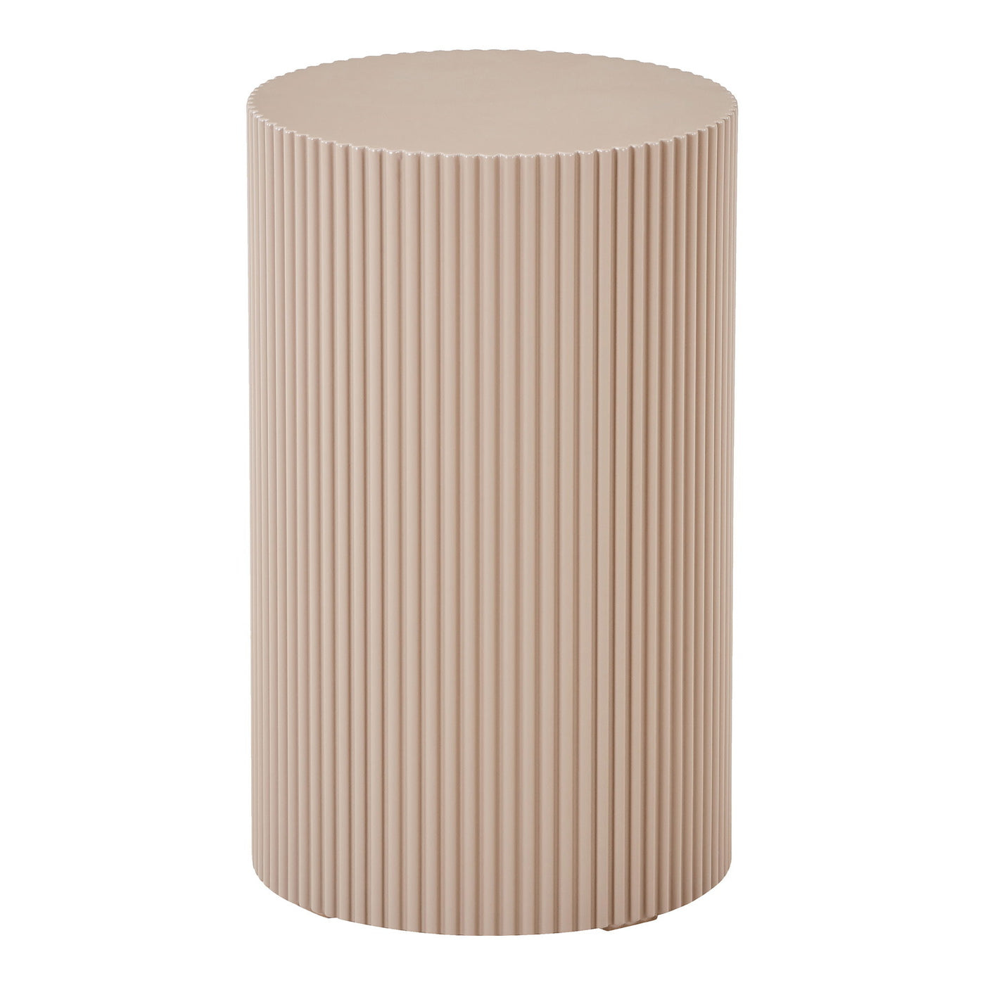House Nordic - Sidetable Beige - Rond - 30x30x50cm - Farense