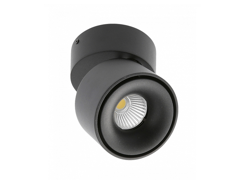 Spot Bianco LED aluminiowy czarny