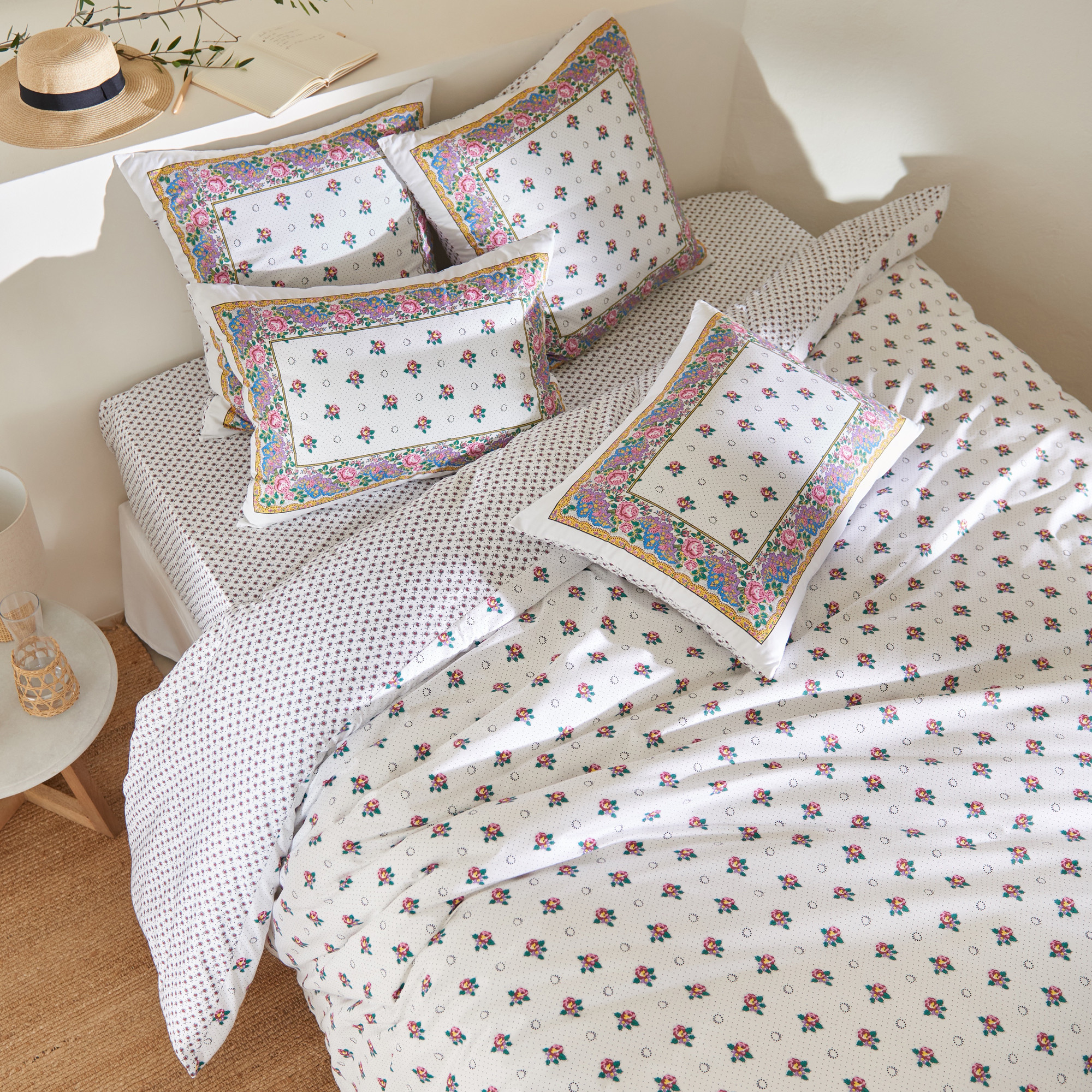 Housse de couettePompadour blanc