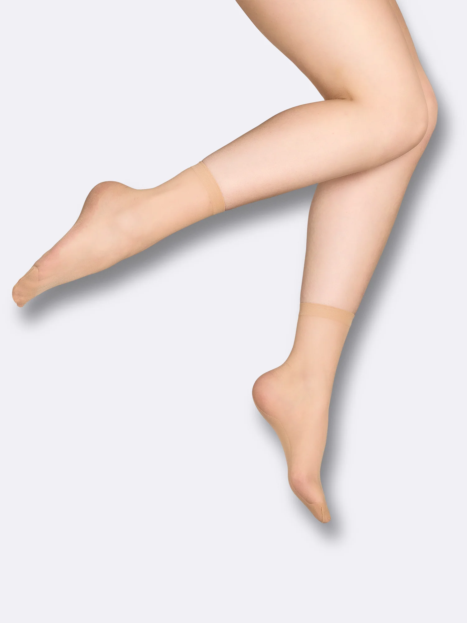 EVERYDAY BASIC nilkkasukat 20 den, 2 paria - puuteri