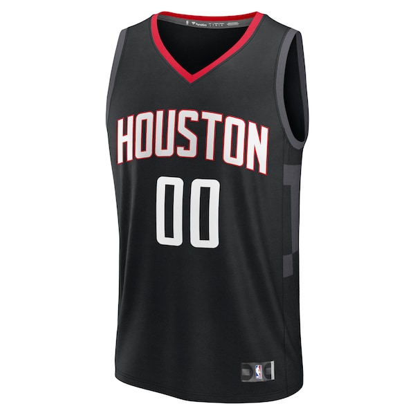 Houston Rockets  Youth Fast Break Custom Jersey - Statement Edition - Black