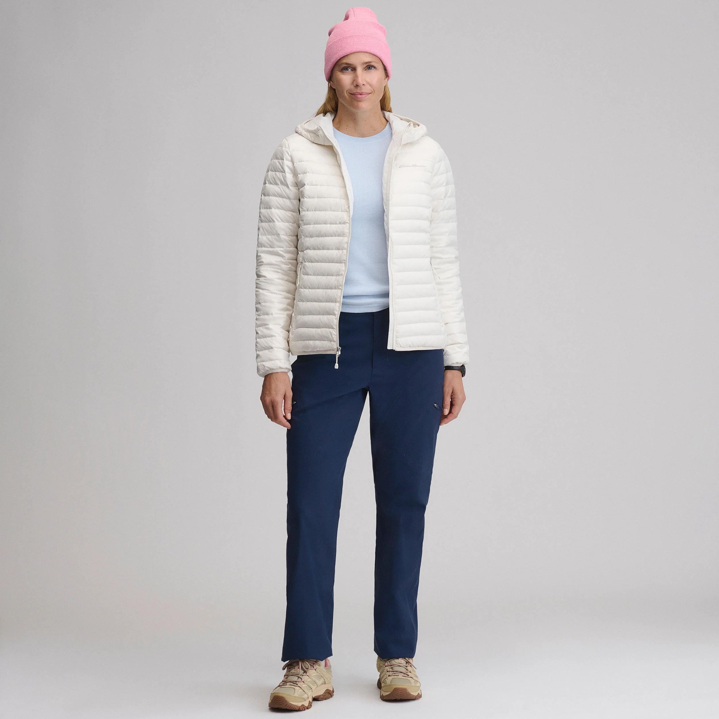 Women's Microlight Hooded Down Jacket