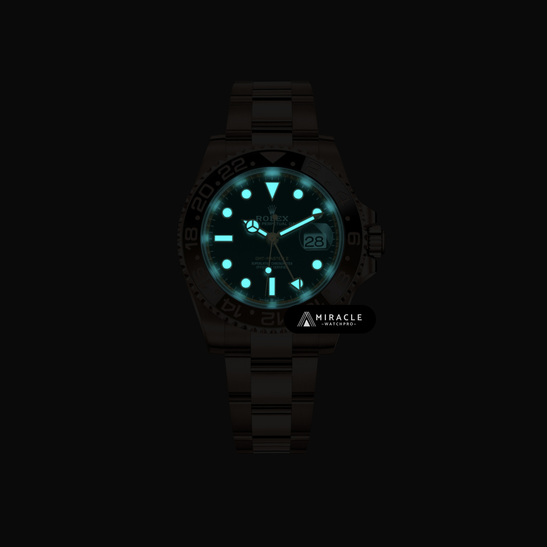ROLEX-GMT MASTER II-ref.M126715CHNR-0001- Elite Clone-40mm-Replica Watch