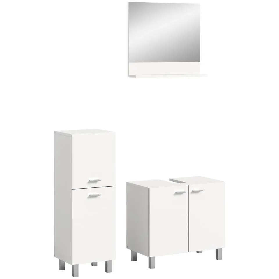 Hioshop Boston badkamermeubelset B9 wit