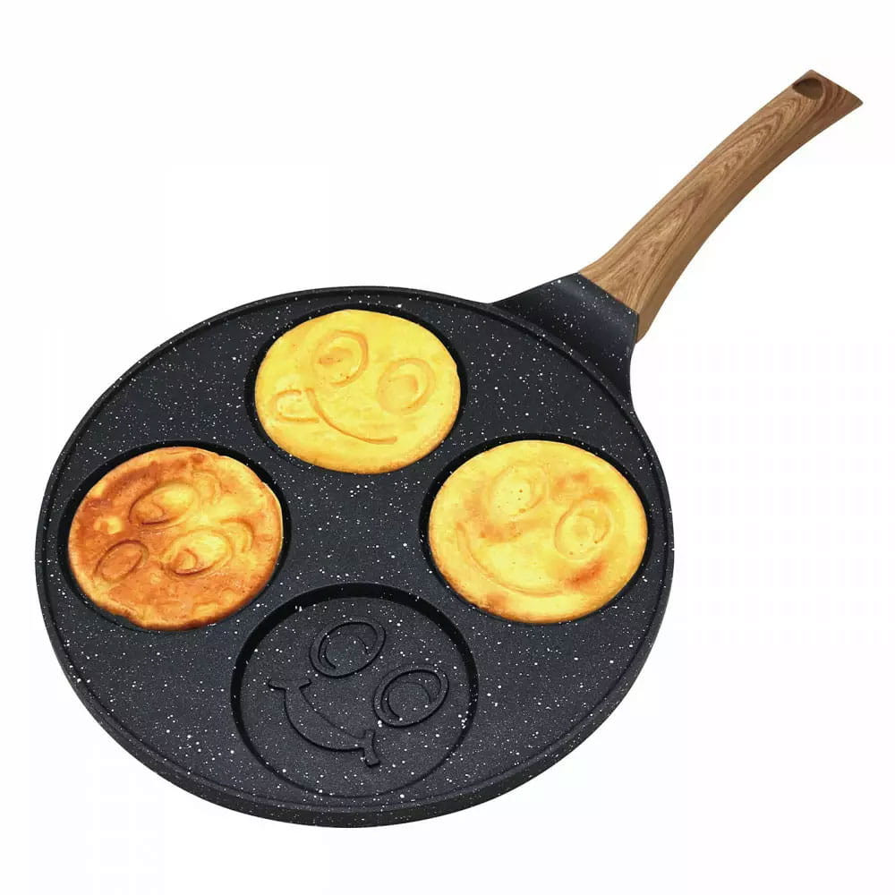 Patelnia do naleśników placków jajek 26cm pancake buźki KINGHOFF