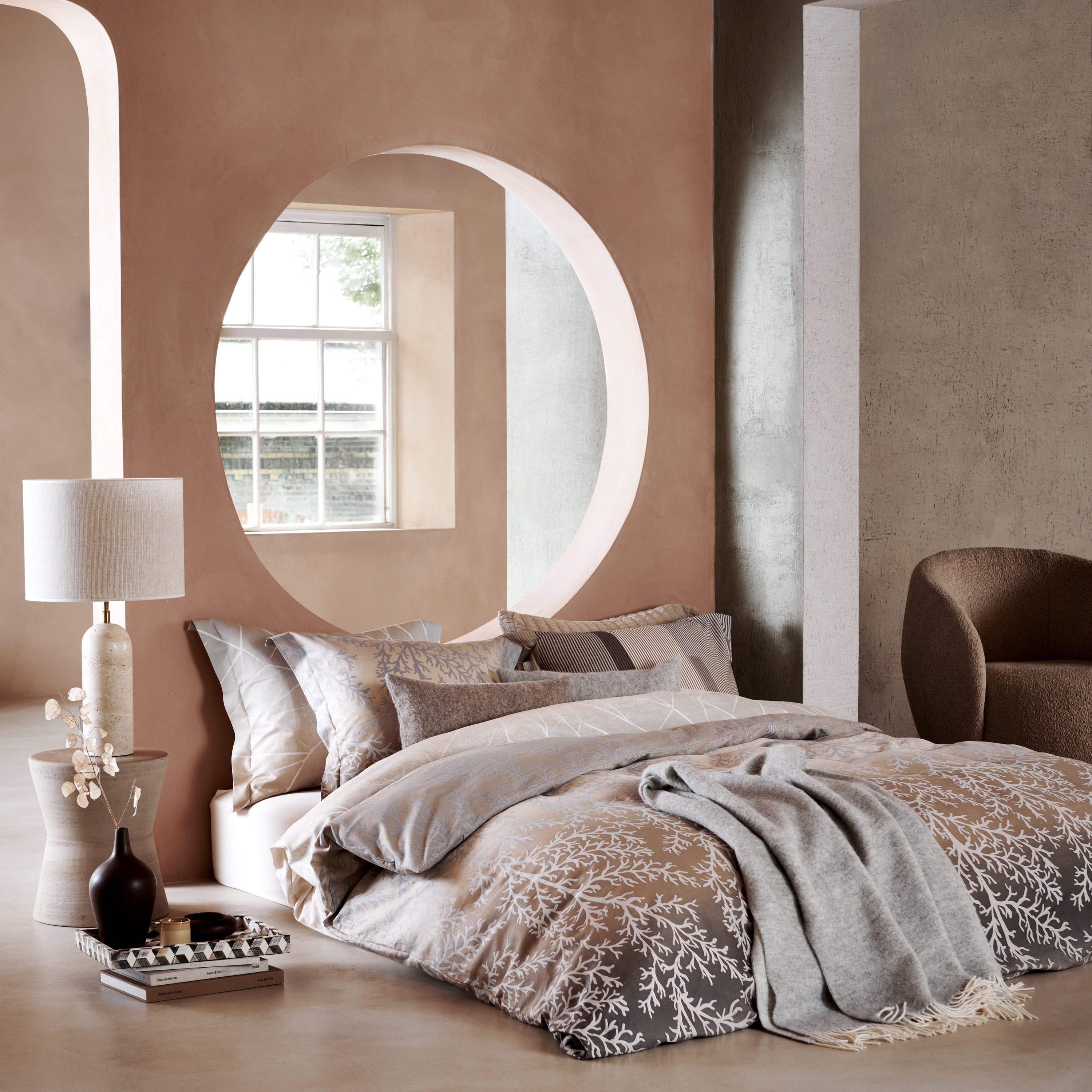 Vandyck Bellavita Plaid 160 x 260 cm - Cool Grey