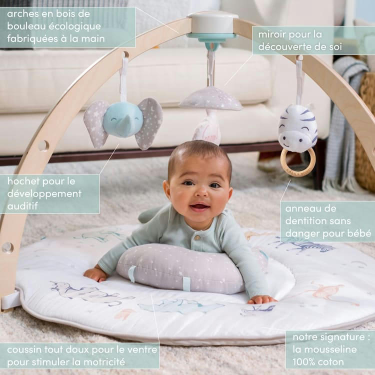 - Tapis d'éveil avec arches Animaux