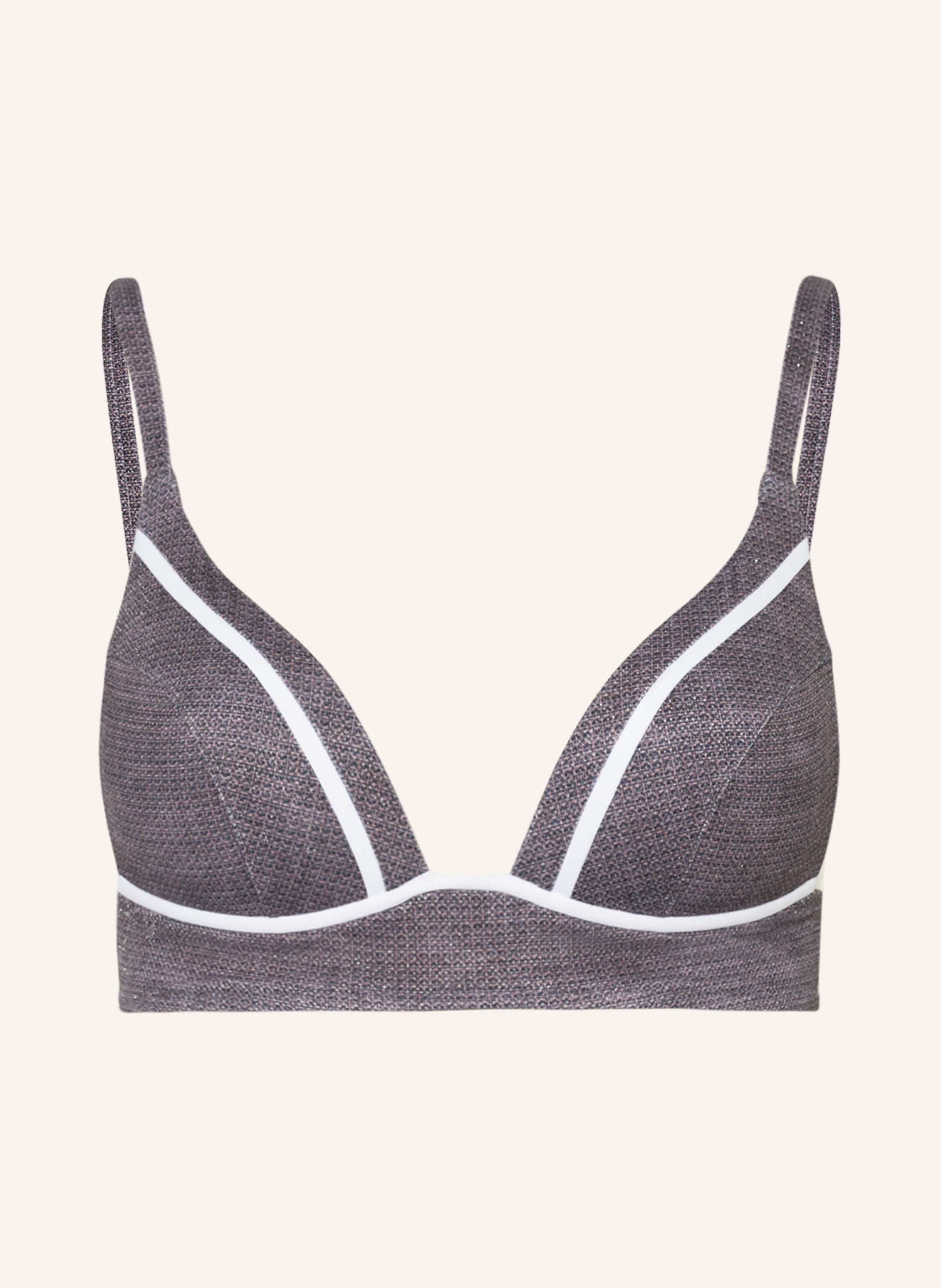 MARYAN MEHLHORN Bralette-Bikini-Top ARGENTUM mit Glanzgarn