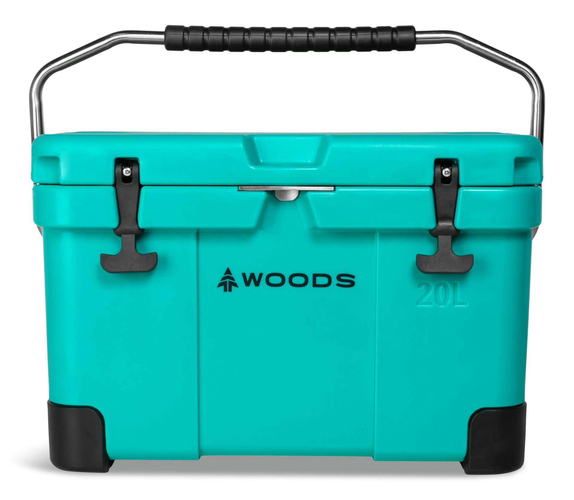 Woods ARCTIC Roto-Moulded Cooler with Handle, 20-L, Turquoise