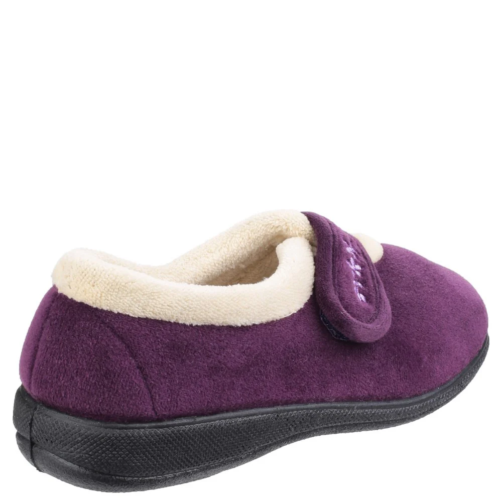 Fleet & Foster Capa Touch Fastening Memory Foam Slipper