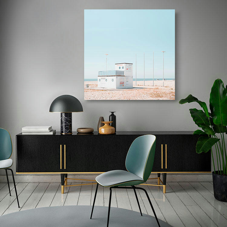 POSTE N°2 - Photographie d'art de Nicolas Rottiers 60x60 cm sur alu