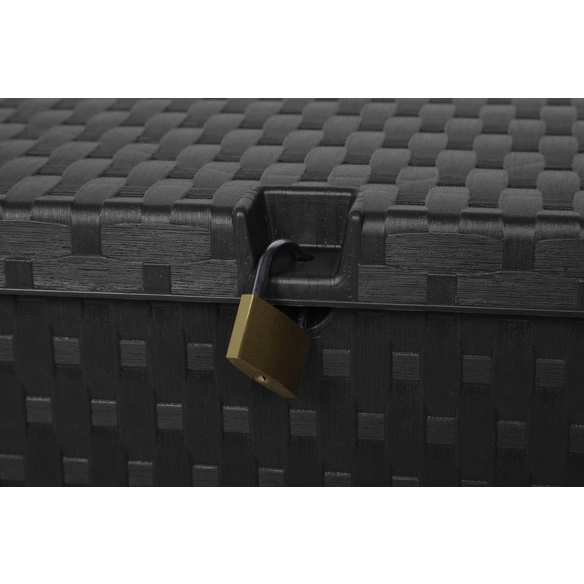 Kissenbox, BxHxT: 119 x 63 x 55 cm, anthrazit