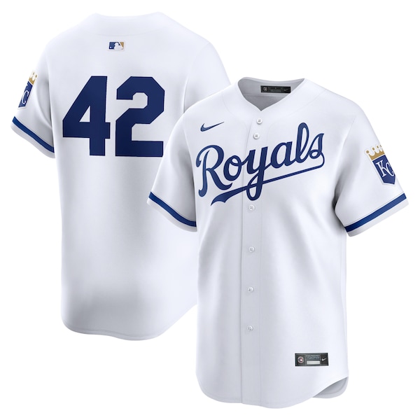 Kansas City Royals Nike 2024 Jackie Robinson Day Home Limited Jersey – White