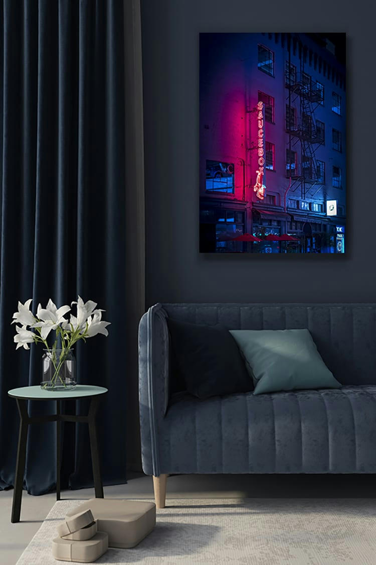 SAUCE BOX - Photographie d'art de Romain Farge 30x45 cm sur alu