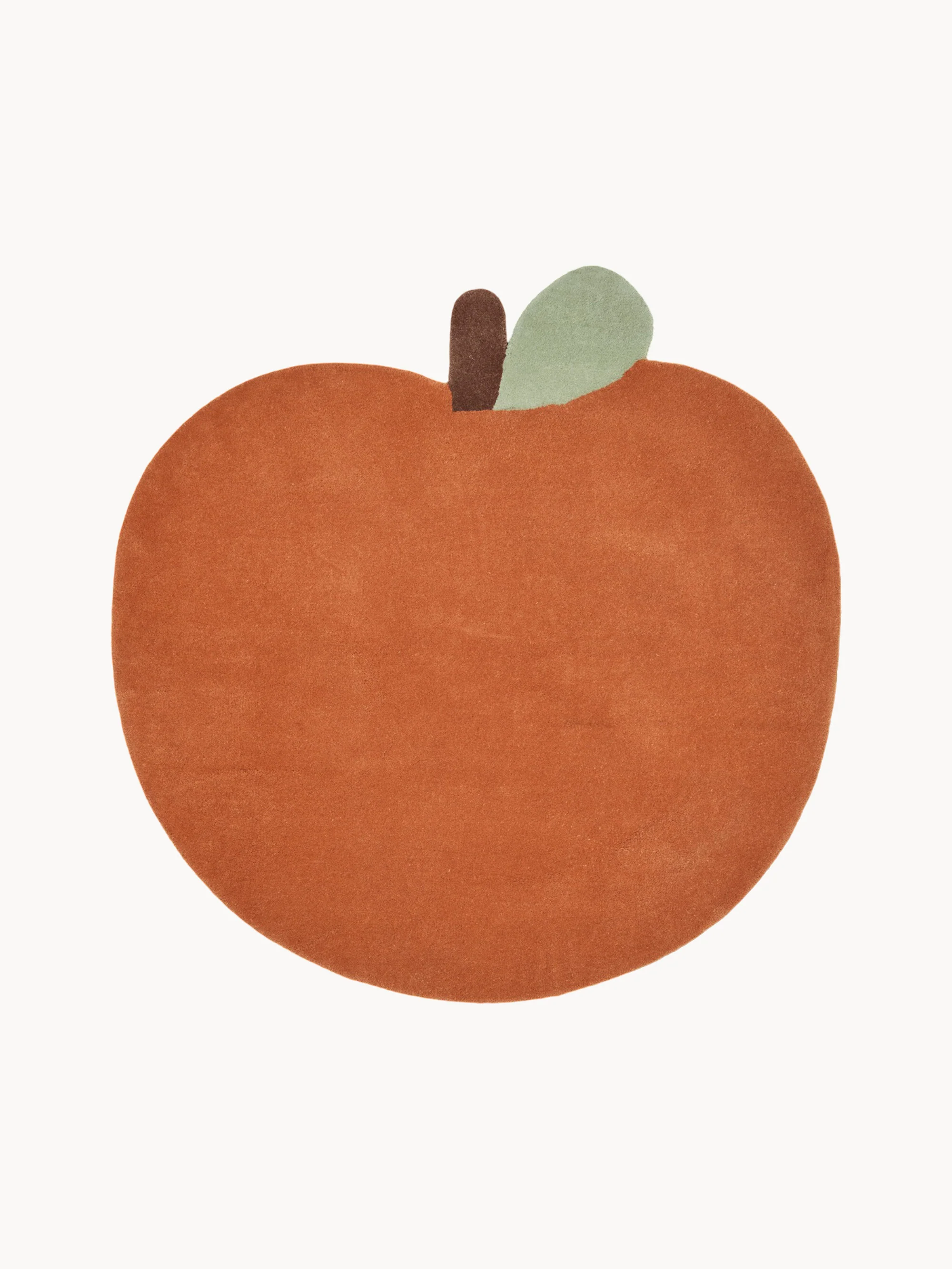 Handgetufteter Teppich Apple