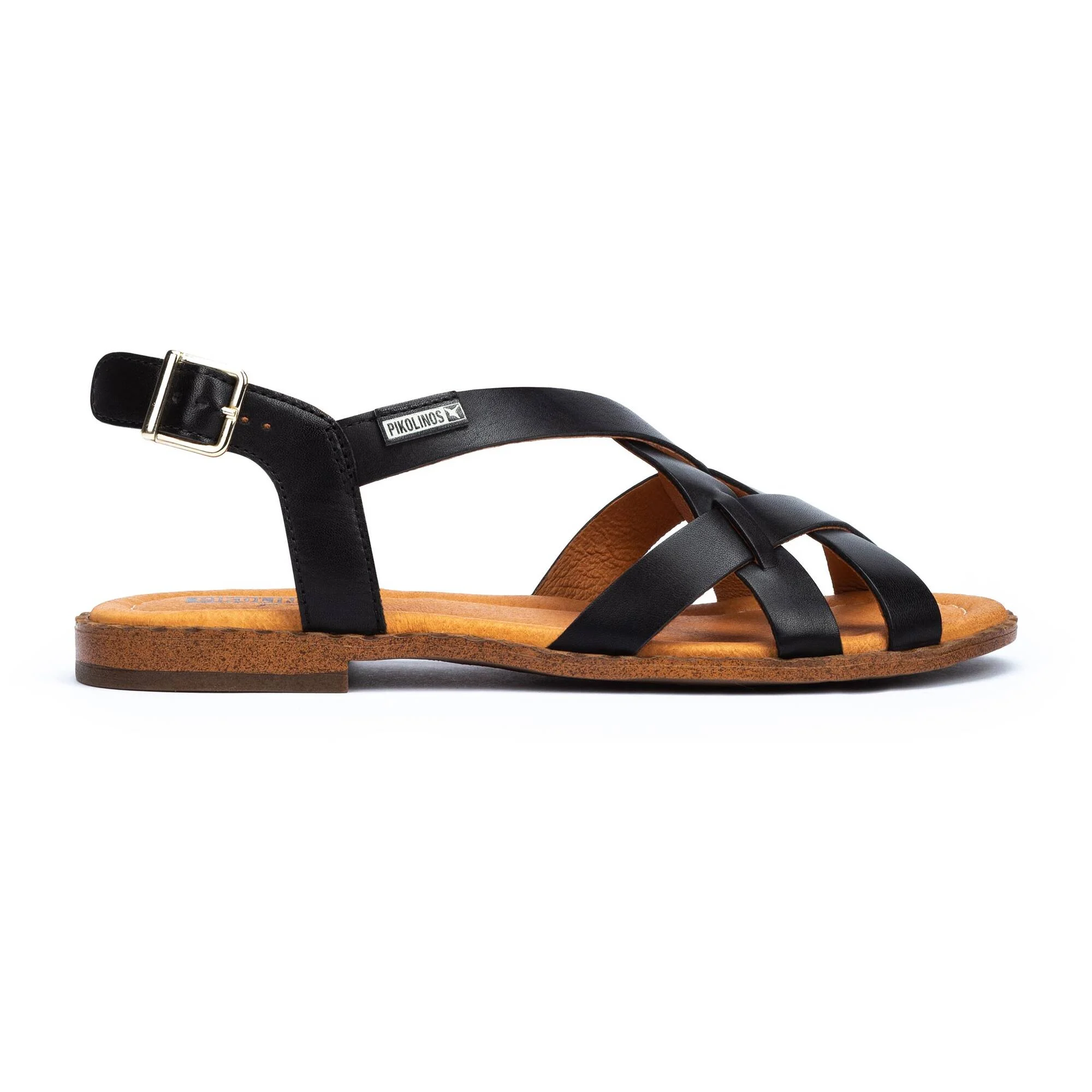 ALGAR - Sandalias planas con hebilla para mujer