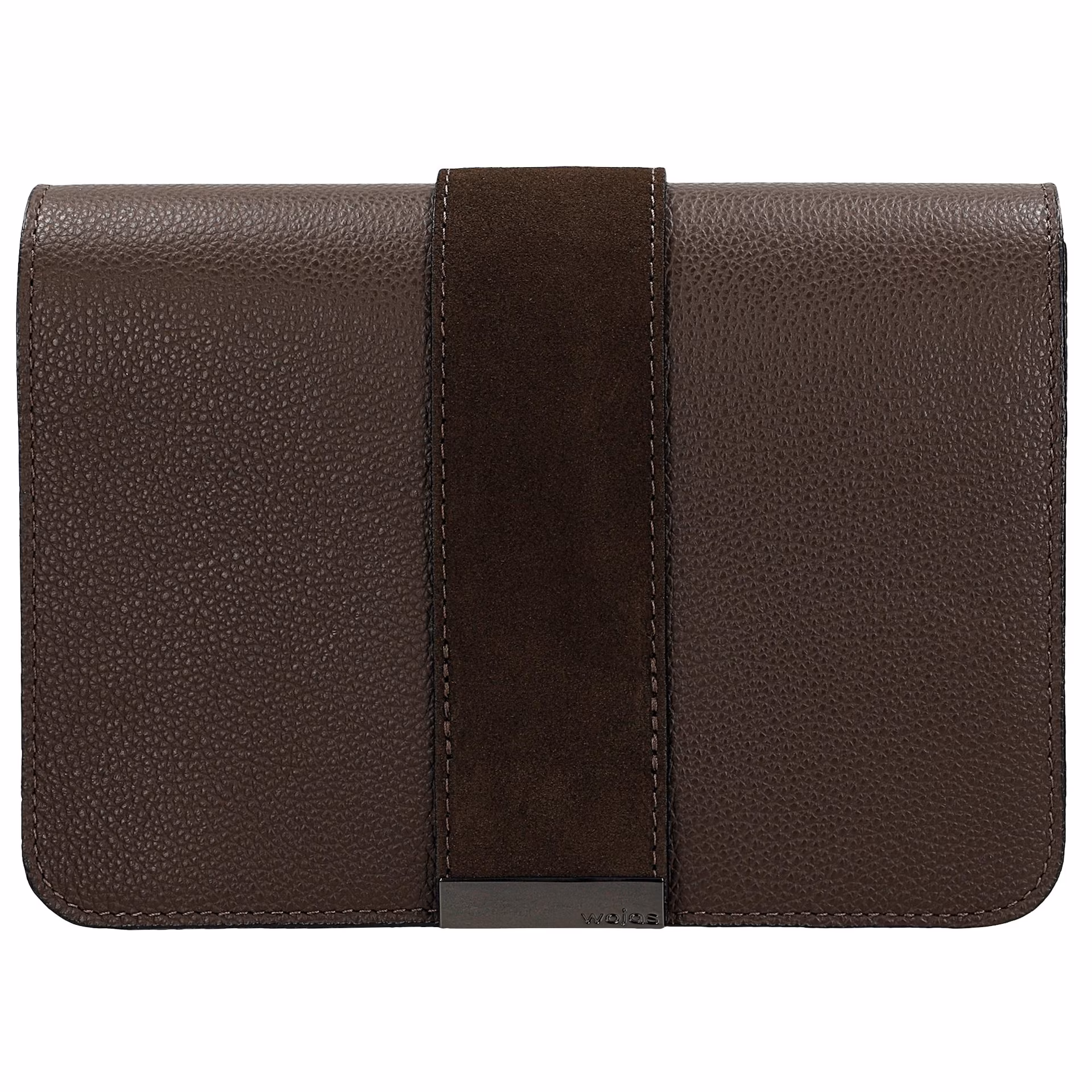 Ciemnobrązowa czekoladowa torebka damska crossbody