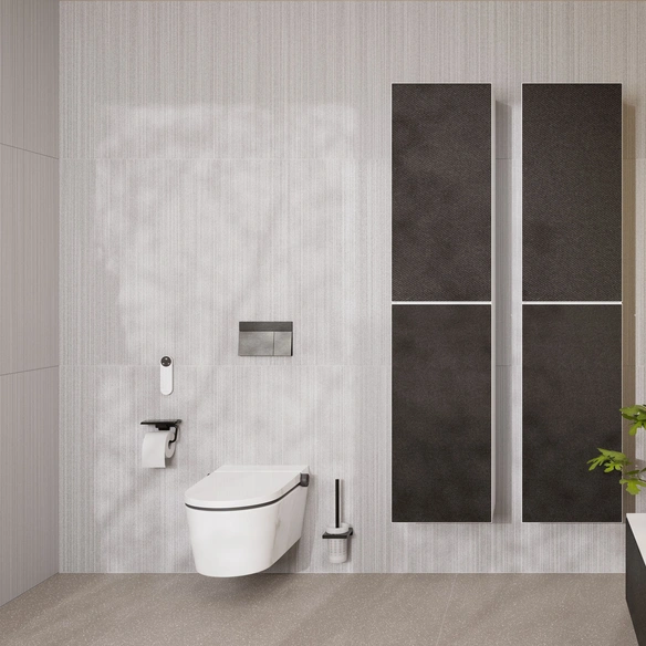Toilettenbürstenhalter »AddStoris Q«, HxB: 21,8 x 10,5 cm, eckig