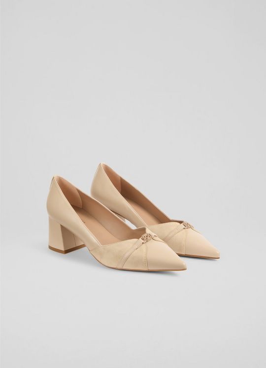 Heather Butter Cream LeatherMotif Courts