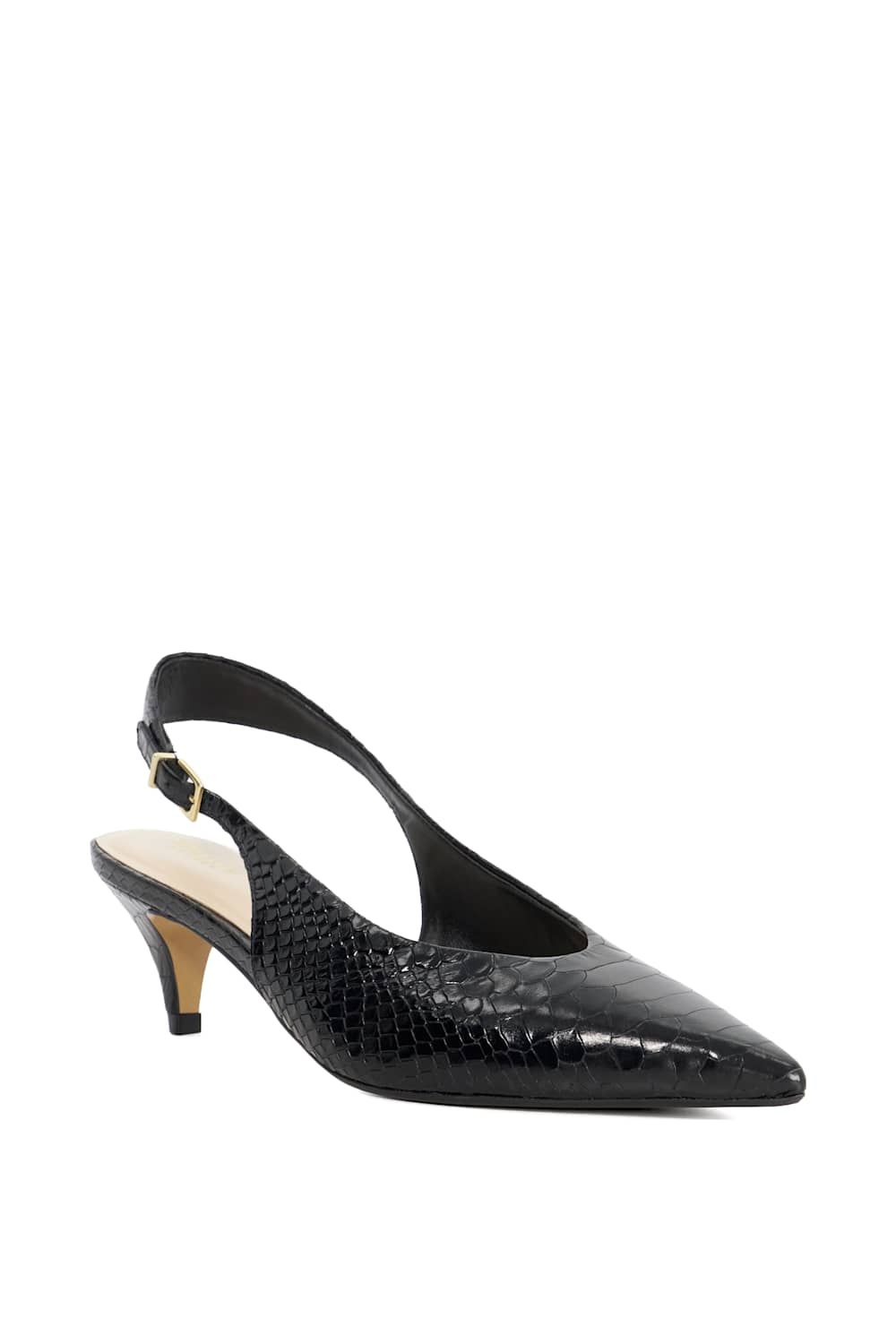 Dune London Connect' Leather Strappy Heels
