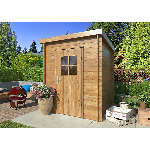 Abris de jardin White Wood Zoe 1 bois traité autoclave ép.19mm 3,2m²