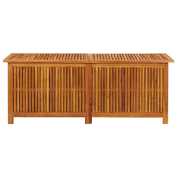 Coffre boîte meuble de jardin rangement bois Helloshop26