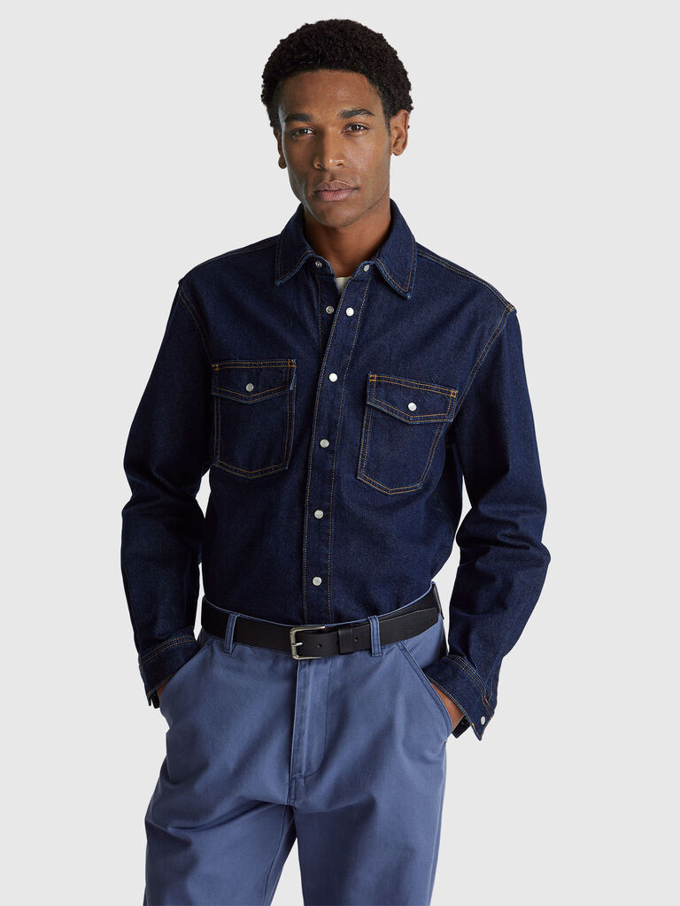 Denim overshirt