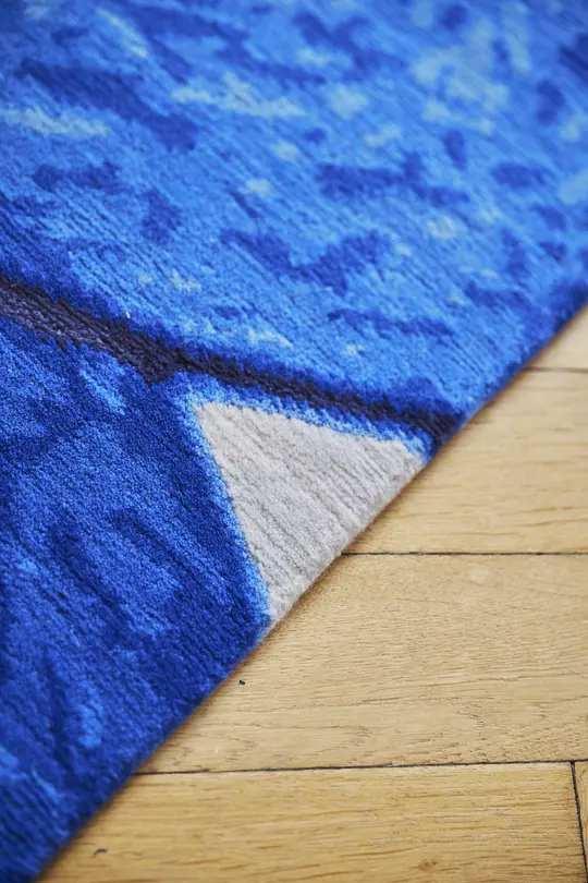 moderner Orientteppich P Blue