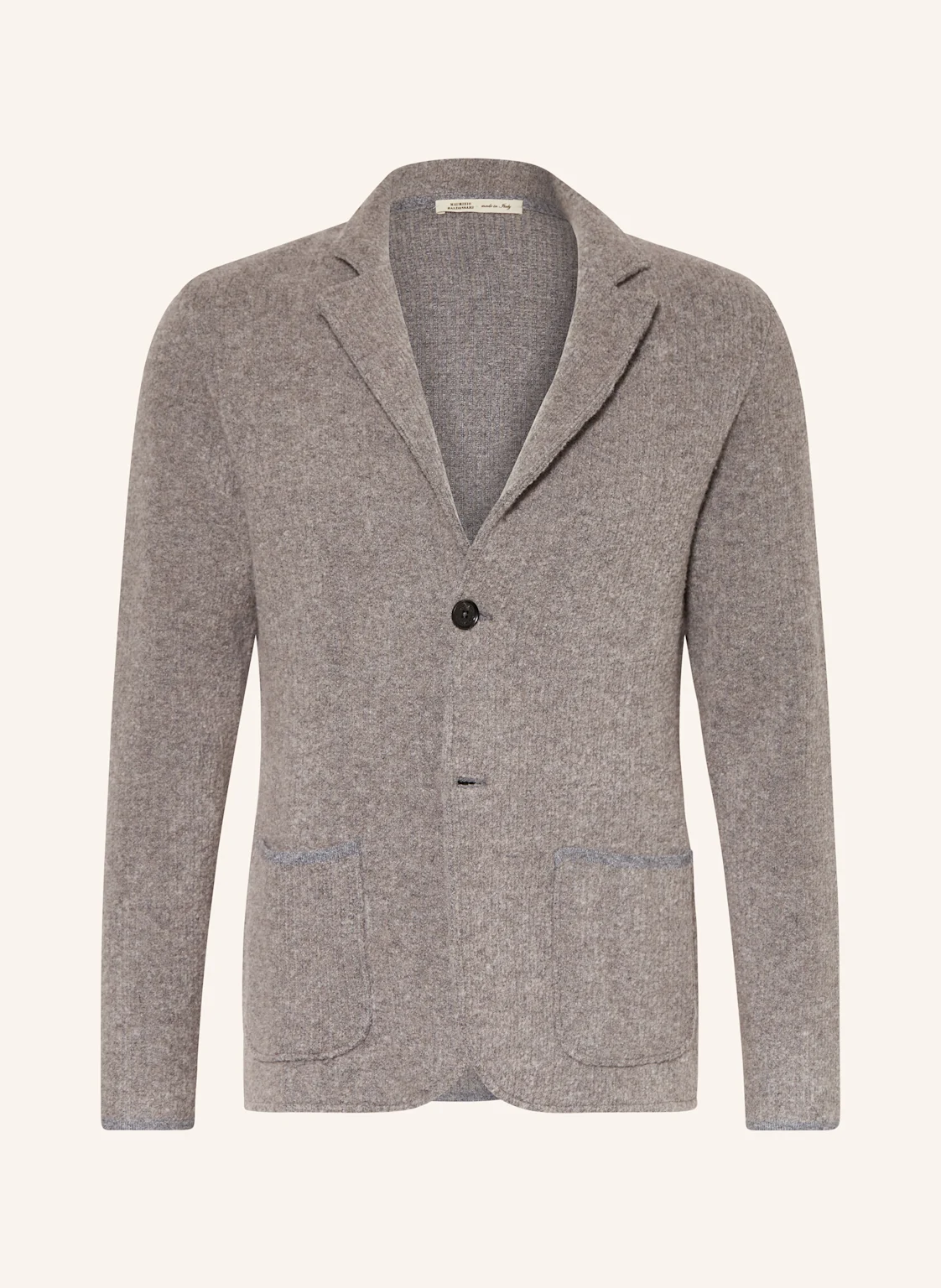 MAURIZIO  BALDASSARI Stricksakko Slim Fit aus Bouclé
